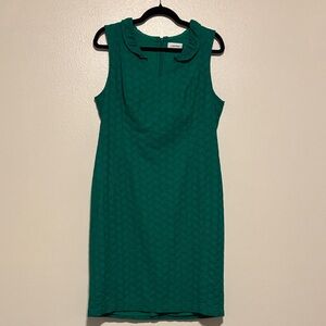 Calvin Klein Green Sleeveless Mini Dress